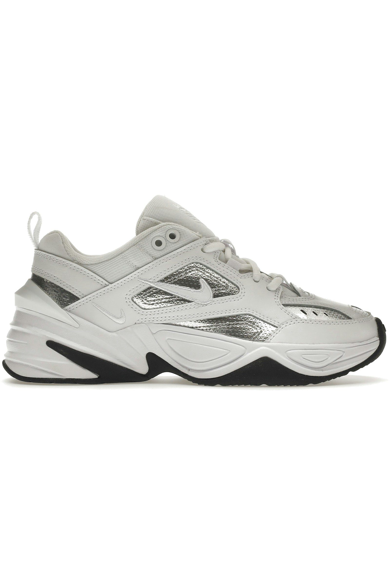 Nike M2K Tekno White Metallic Silver Black (Women’s) (CJ9583-100)
