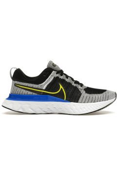 Nike React Infinity Run Flyknit 2 Black White Racer Blue Cyber (CT2357-100)