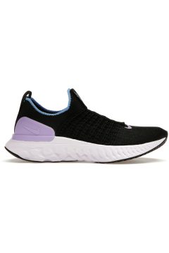 Nike React Phantom Run Flyknit 2 Black Barely Grape University Blue (Women’s) (DZ5213-001)