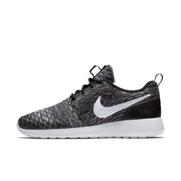 Nike Roshe One Flyknit Black White Cool Grey (Women’s) (704927-010)