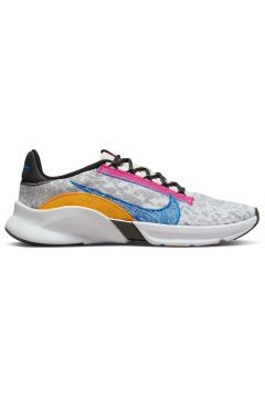 Nike SuperRep Go 3 Flyknit Light Smoke Grey Photo Blue Pink (DH3394-009)