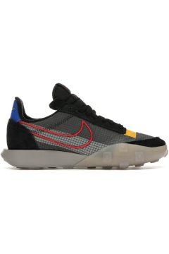Nike Waffle Racer 2X Black Solar Flare University Red (Women’s) (CK6647-002)