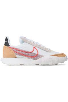Nike Waffle Racer 2X White Bright Crimson (Women’s) (CK6647-101)