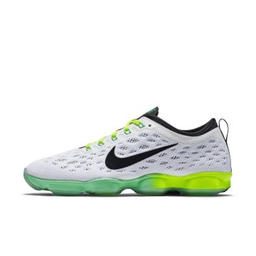 Nike Zoom Fit Agility White Black Green Glow Volt (Women’s) (684984-100)