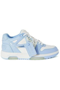 Off-White Out Of Office Calf Leather White Baby Blue (Women’s) (OWIA259C99-LEA006-0140)