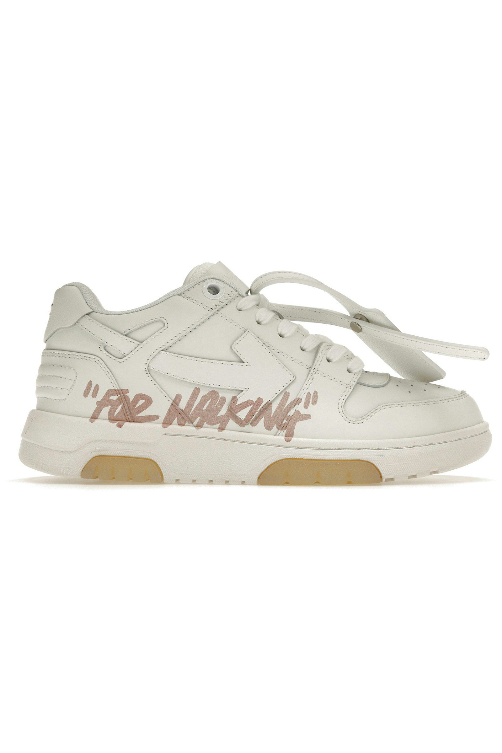 OFF-WHITE Out Of Office For Walking White Pink (Women’s) (OWIA259F22LEA0020130)