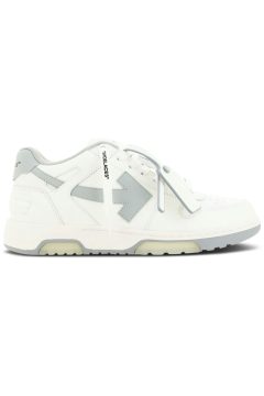 OFF-WHITE Out Of Office OOO Low Tops White Grey (2023) (OMIA189C99LEA006-0109)