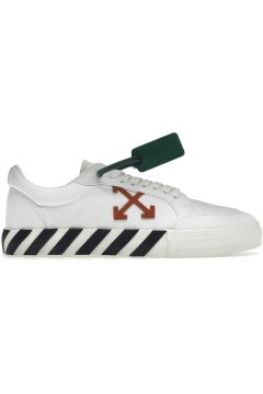 OFF-WHITE Vulc Low Canvas White Red Arrow Black (OMIA085C99FAB0010125)