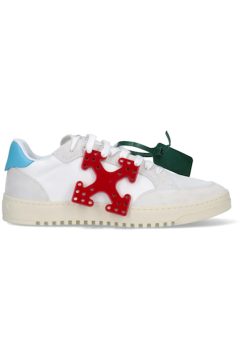 OFF-WHITE Vulcanized 5.0 Low Top Arrows Hang Tag White Red Blue (OMIA227S22LEA0010125)