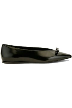 Prada Black Bow Flats Black Patent Leather (1F511M 055 F A005)