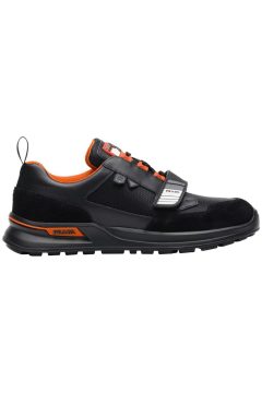 Prada Mechano Leather Black Orange (2EG266_3V71_F0G5P)