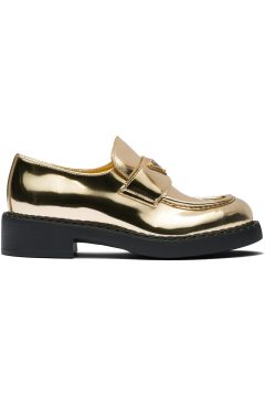 Prada Metallic 50mm Loafers Platinum Gold Leather (1D246M_3AU1_F0522_F_B050)