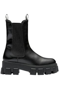 Prada Monolith 55mm Ankle Boot Black Brushed Leather (1U749M_B4L_F0002_F_B055)