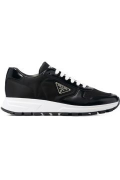 Prada PRAX 01 Sneakers Re-Nylon Brushed Leather Black White (2EE369_3LF5_FG000)