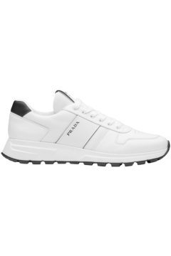 Prada Prax 1 Leather Low White Black (4E3571_3L3F_F0964)