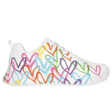 Skechers JGoldcrown: Uno Lite – Heart of Hearts – Wit / Multi (177977-WMLT)