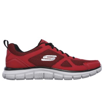 Skechers Track – Bucolo – Rood / Zwart (52630-RDBK)