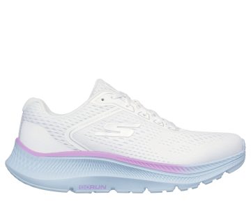 Skechers GO RUN Consistent 2.0 – Mile Marker – Wit / Blauw (128607-WBL)