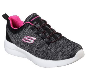 Skechers Dynamight 2.0 – In a Flash – Zwart / Heet Roze (12965-BKHP)