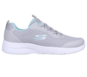 Skechers Dynamight 2.0 – Social Orbit – Grijs / Aqua (149691-GYAQ)