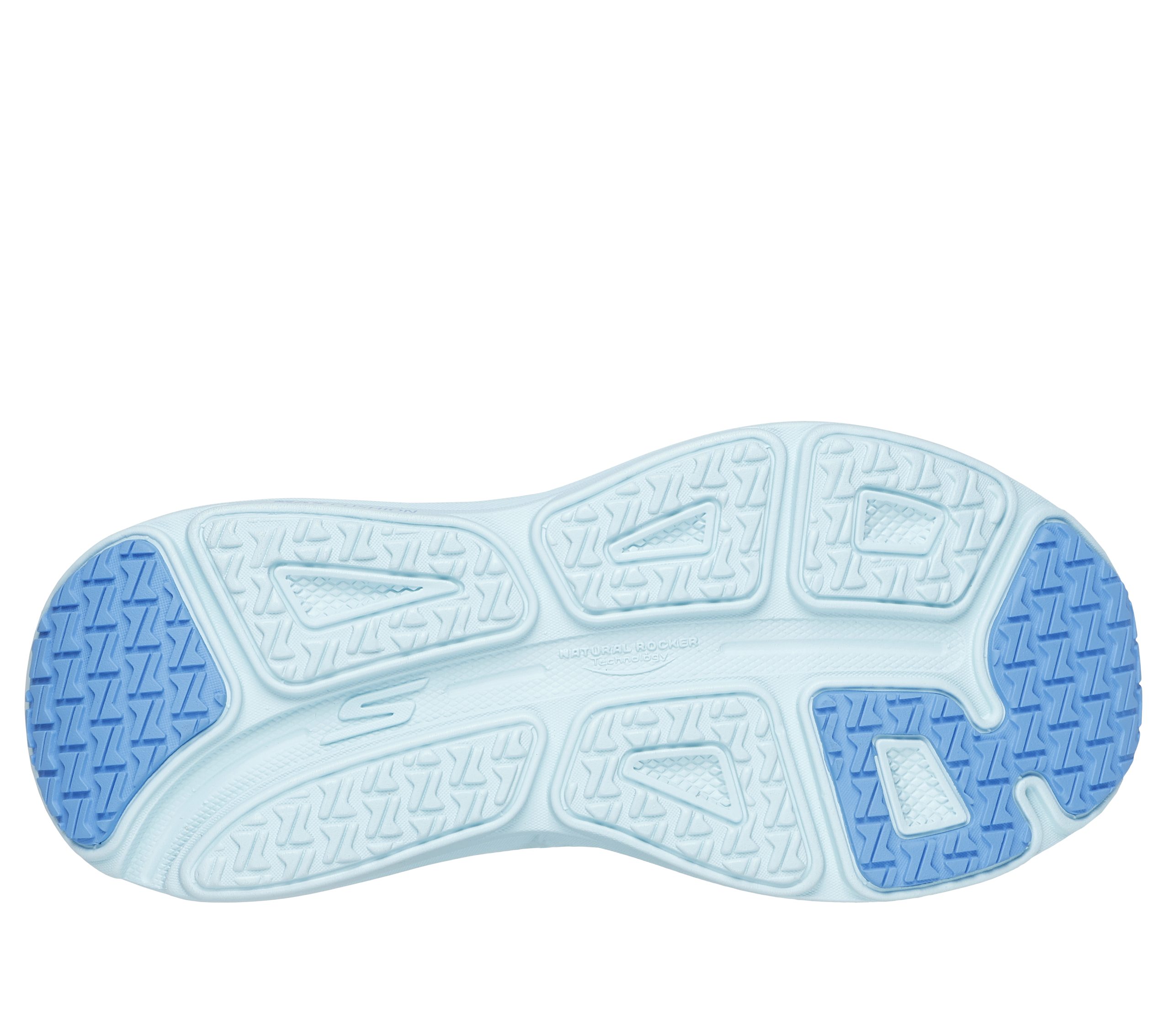Skechers Max Cushioning Endeavour – Wit / Licht Blauw (129470-WLB)