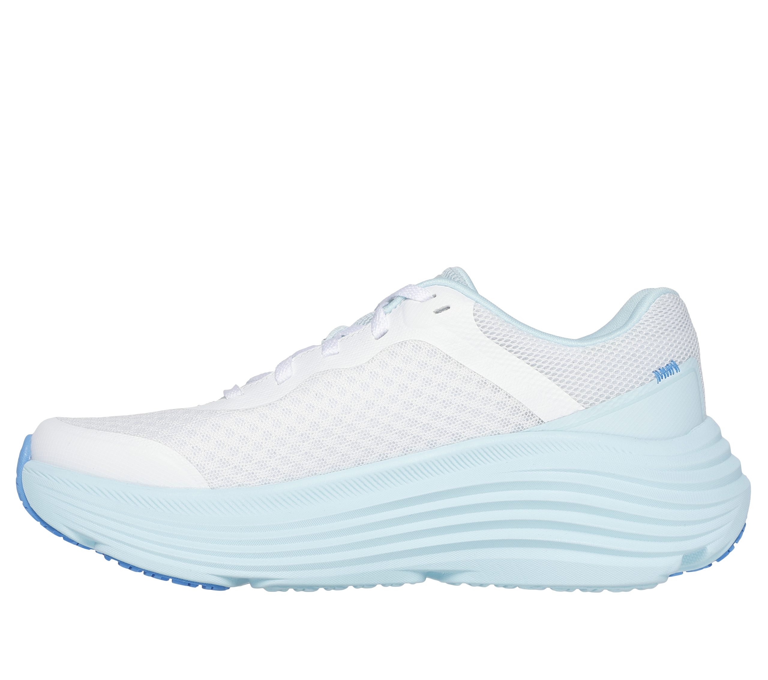 Skechers Max Cushioning Endeavour – Wit / Licht Blauw (129470-WLB)