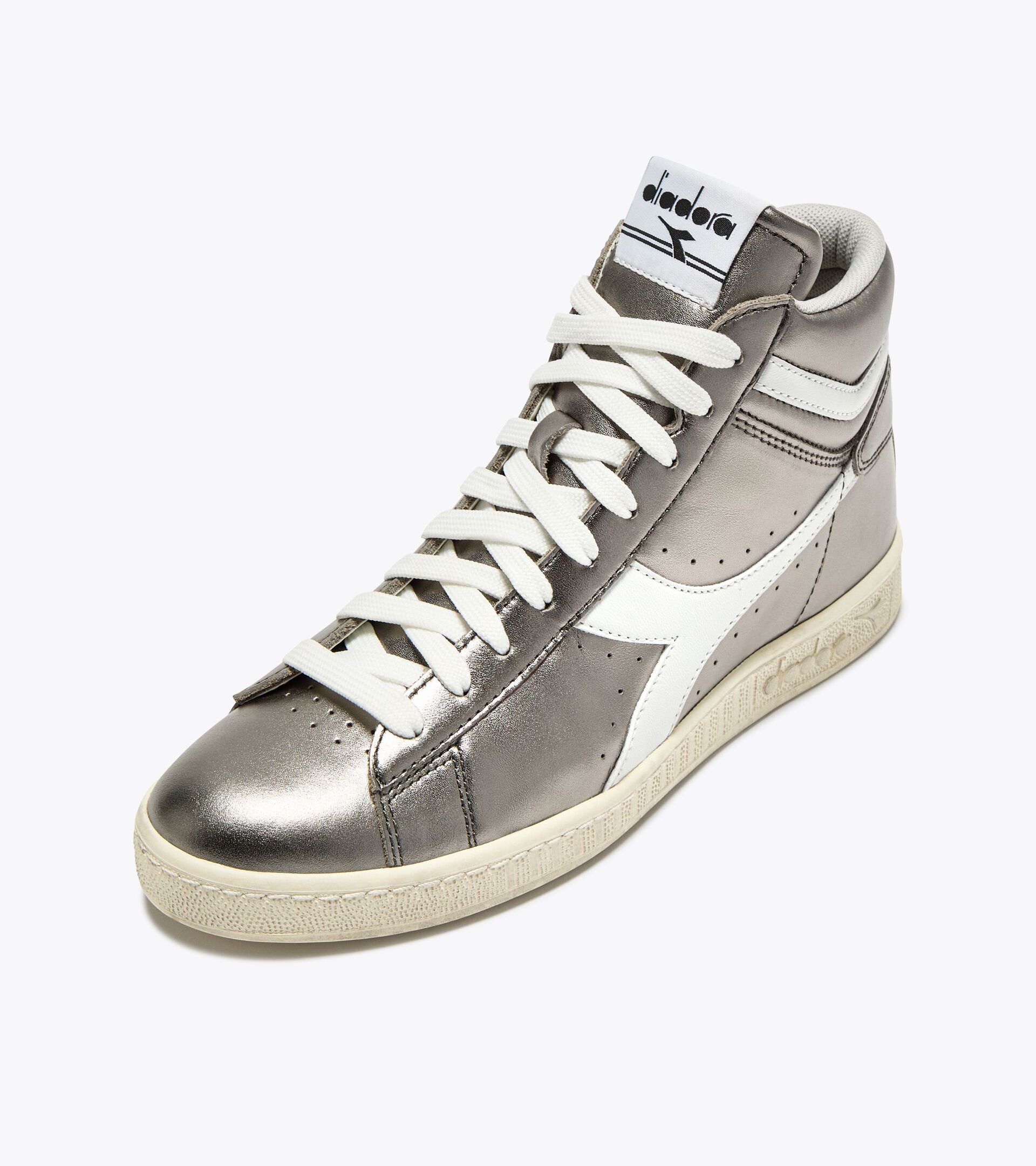 Diadora Game L High Metallic Wn Silver Metalized (501.182011_90001)