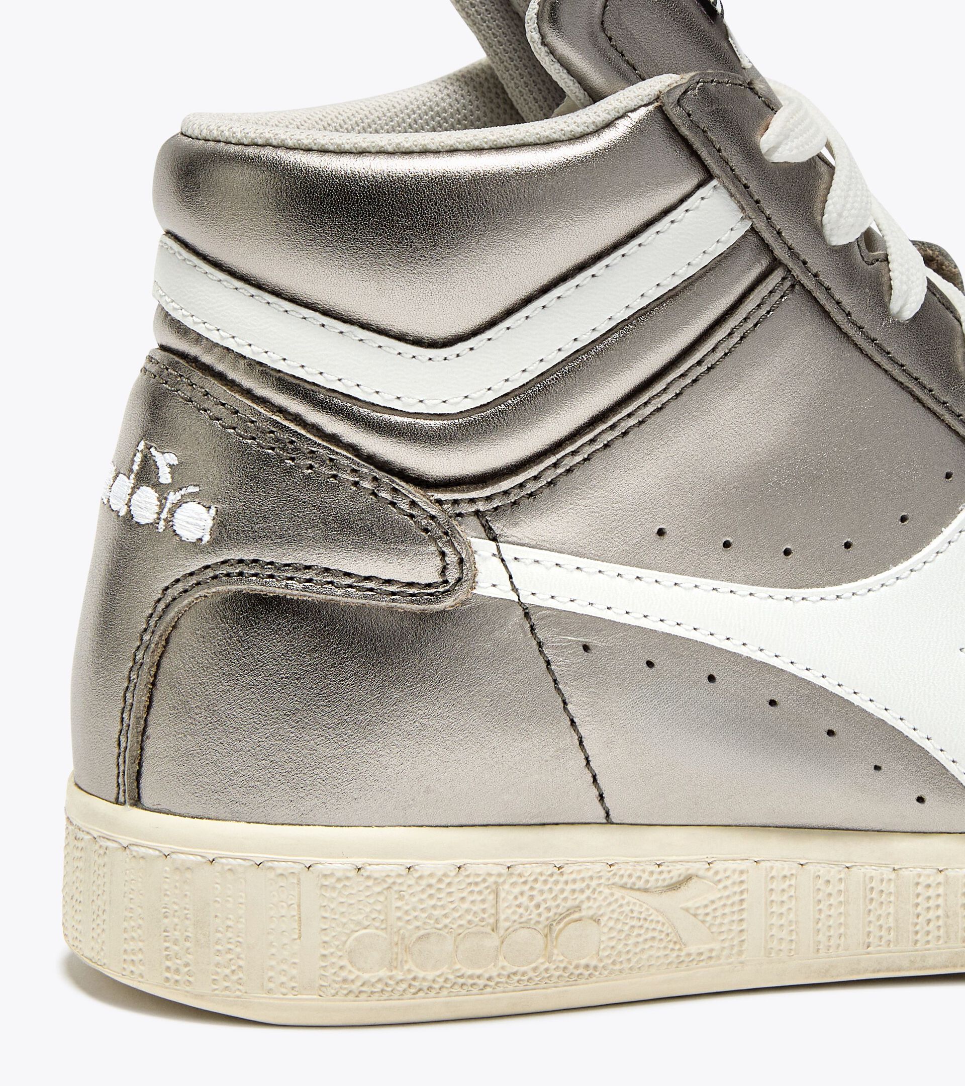 Diadora Game L High Metallic Wn Silver Metalized (501.182011_90001)