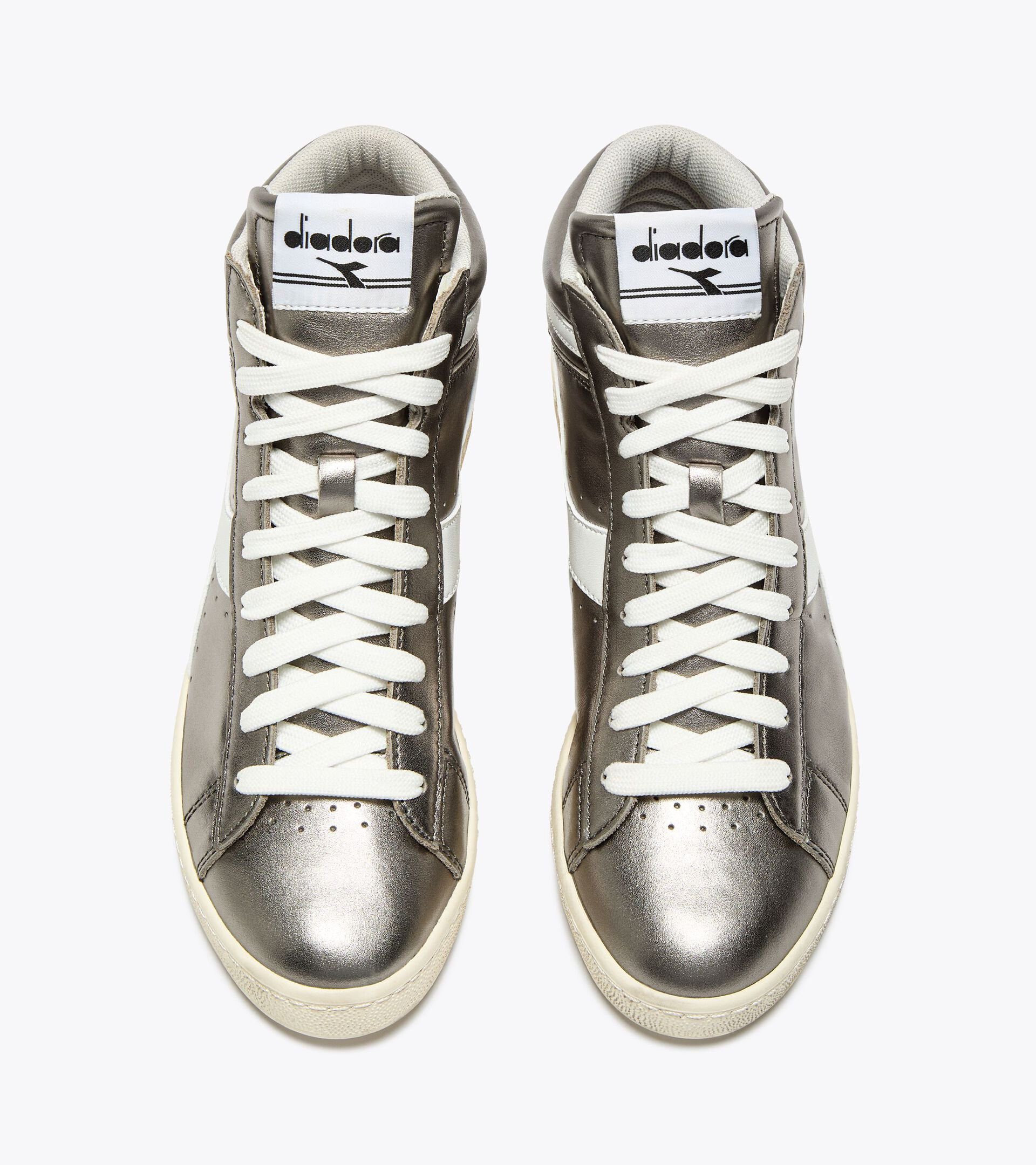 Diadora Game L High Metallic Wn Silver Metalized (501.182011_90001)
