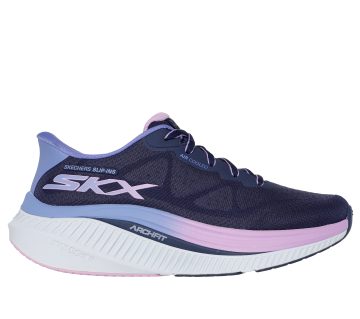 Skechers Skechers Slip-ins: GO WALK Max Cushioning Arch Fit – Areena – Marine / Lavendel (125582-NVLV)