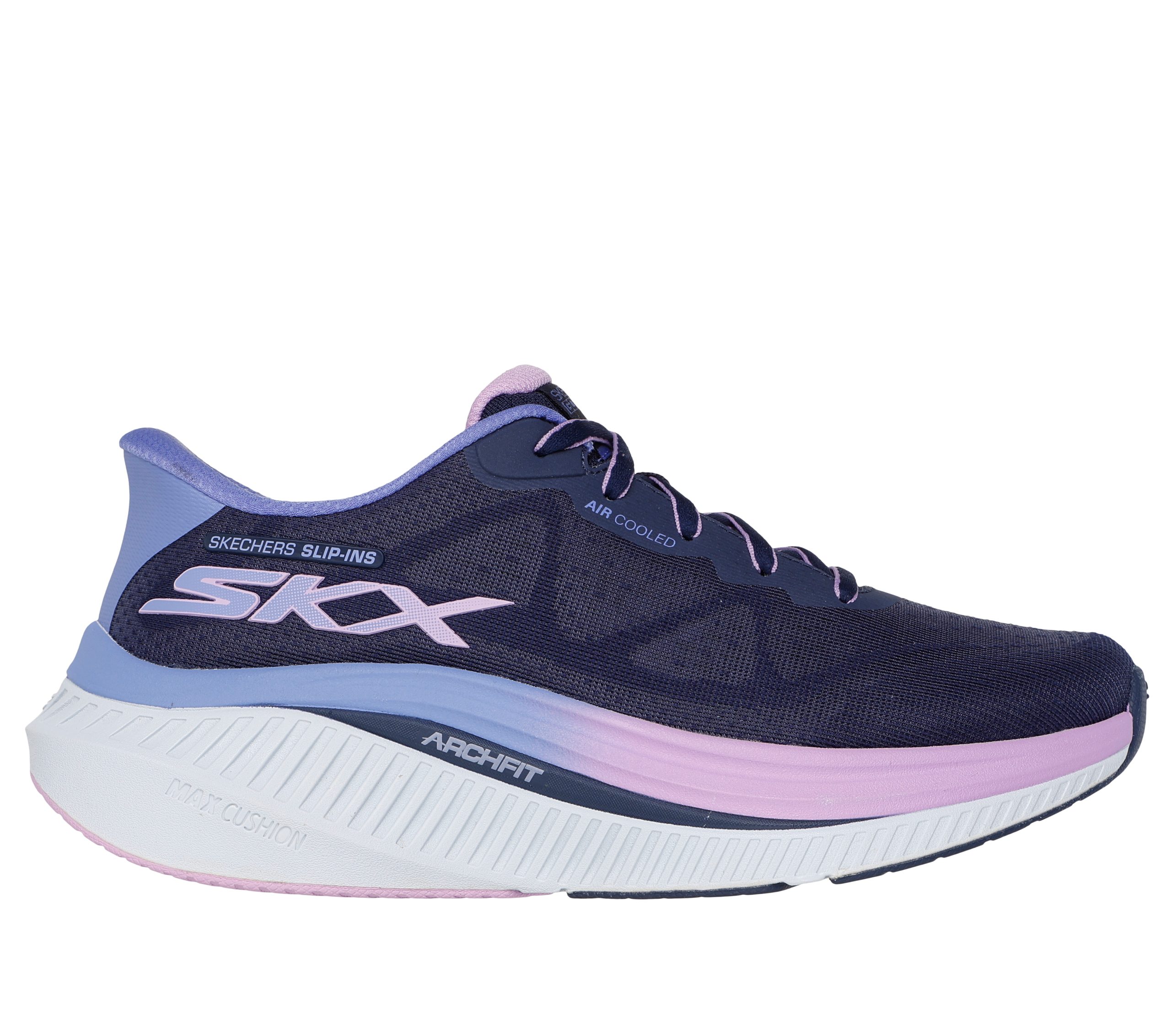 Skechers Skechers Slip-ins: GO WALK Max Cushioning Arch Fit – Areena – Marine / Lavendel (125582-NVLV)