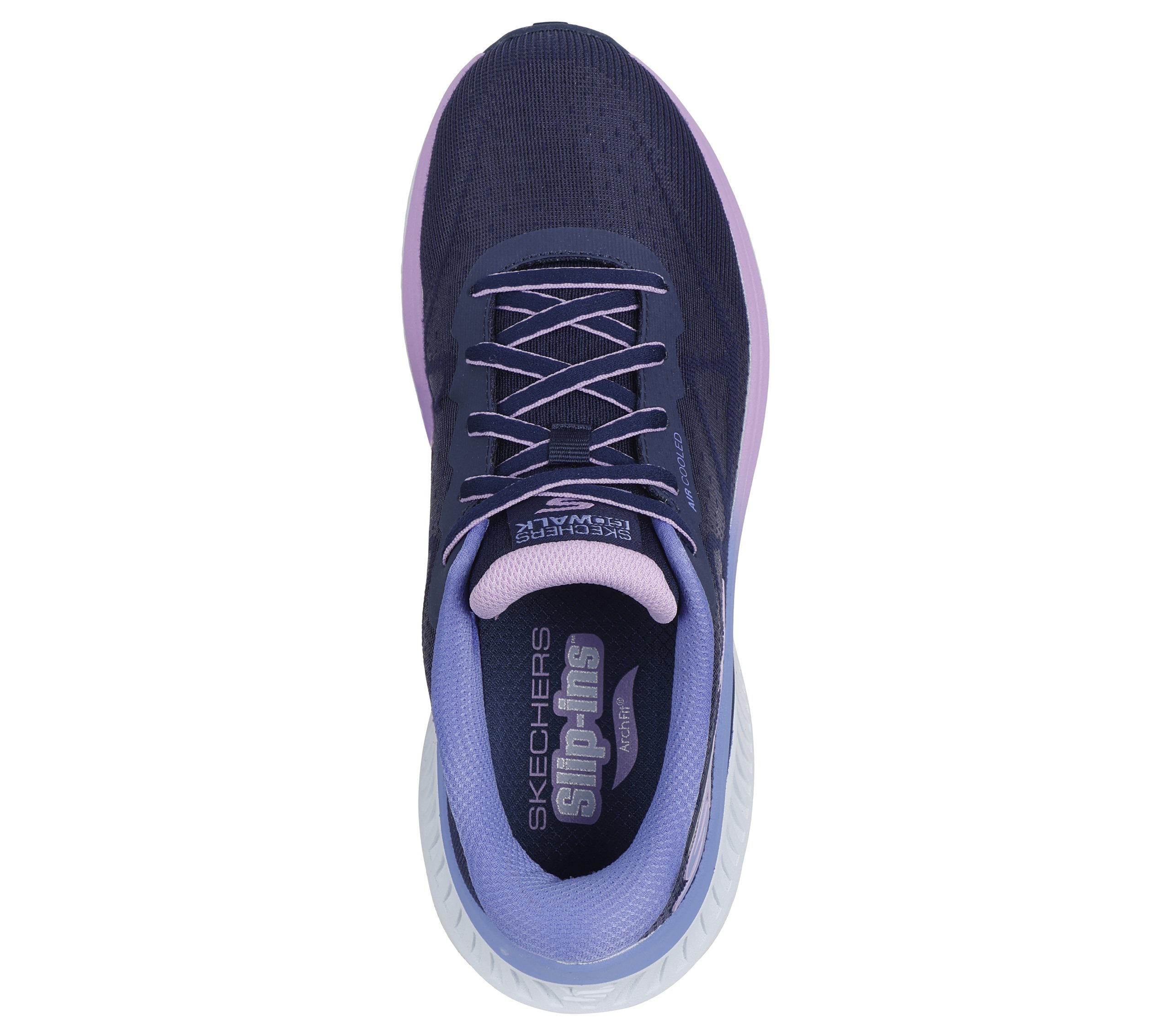 Skechers Skechers Slip-ins: GO WALK Max Cushioning Arch Fit – Areena – Marine / Lavendel (125582-NVLV)