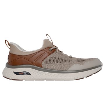 Skechers Skechers Slip-ins Relaxed Fit: Arch Crosser – Emeric – Taupe / Bruin (205340-TPBR)