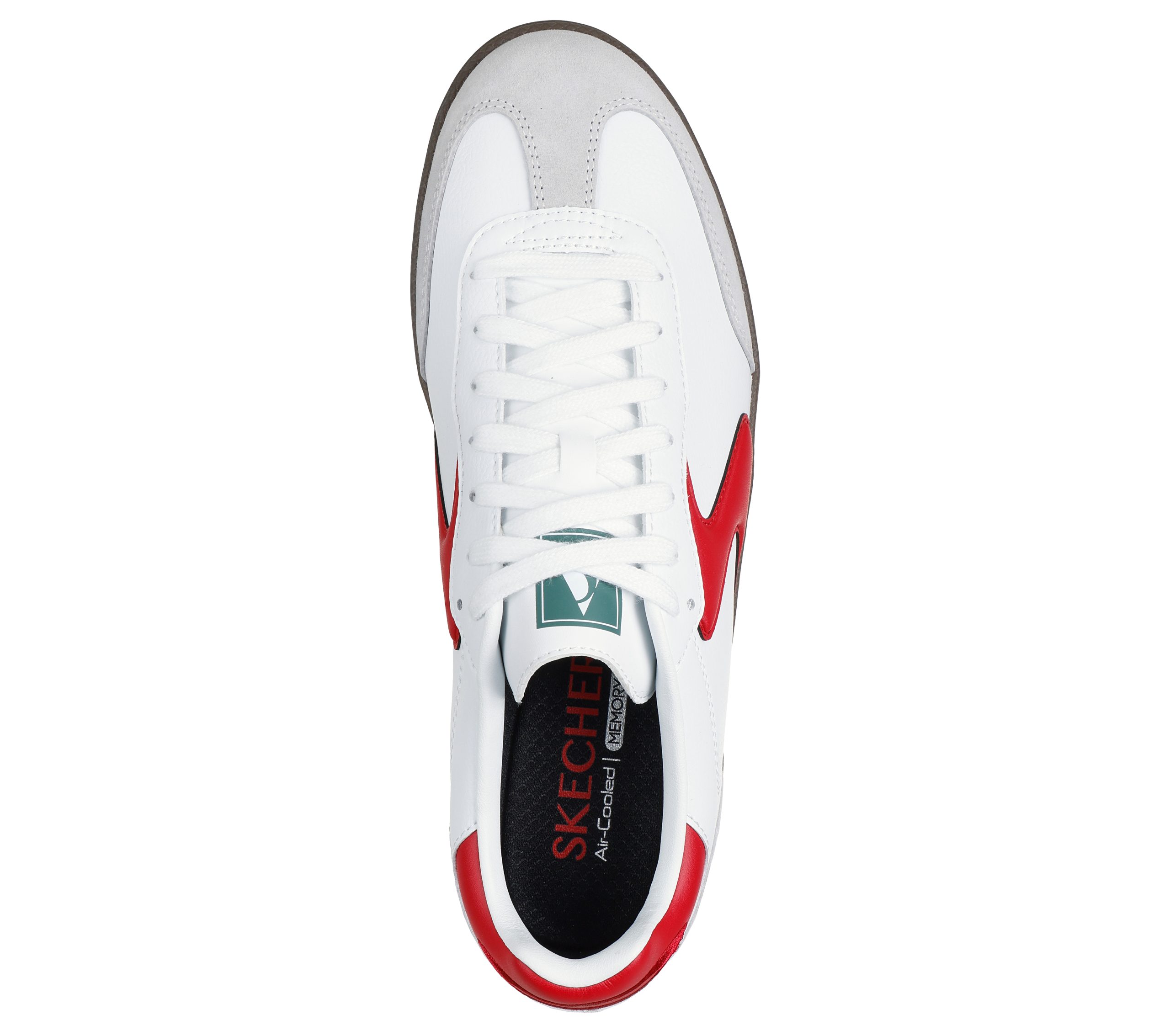 Skechers Hotshot – Pyke – Wit / Rood (254150-WRD)