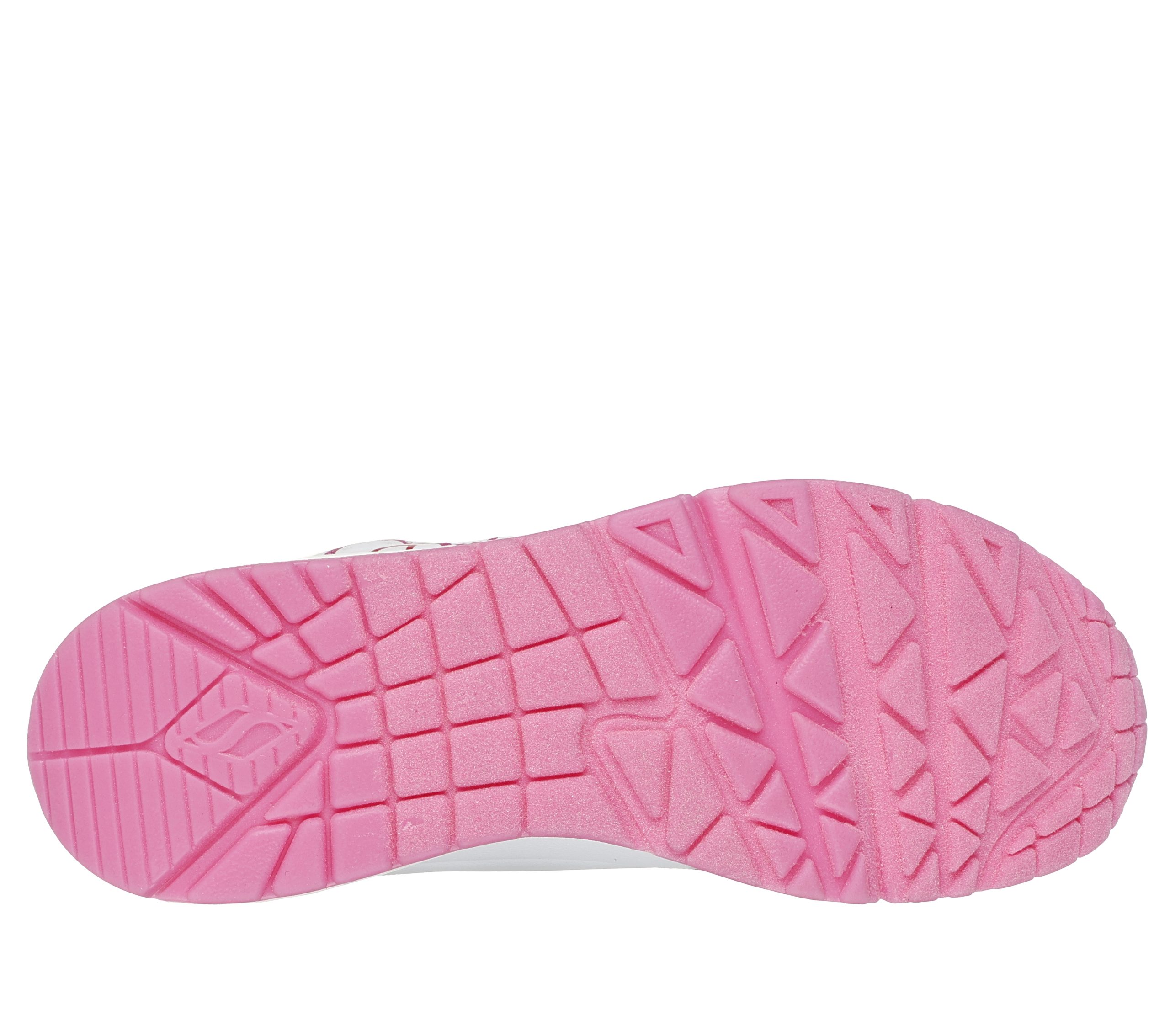 Skechers JGoldcrown: Uno – Twin Hearts – Wit / Rood / Roze (177924-WRPK)