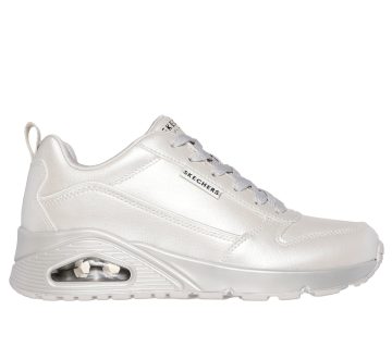Skechers Uno – Galactic Gal – Gebroken Wit (177104-OFWT)