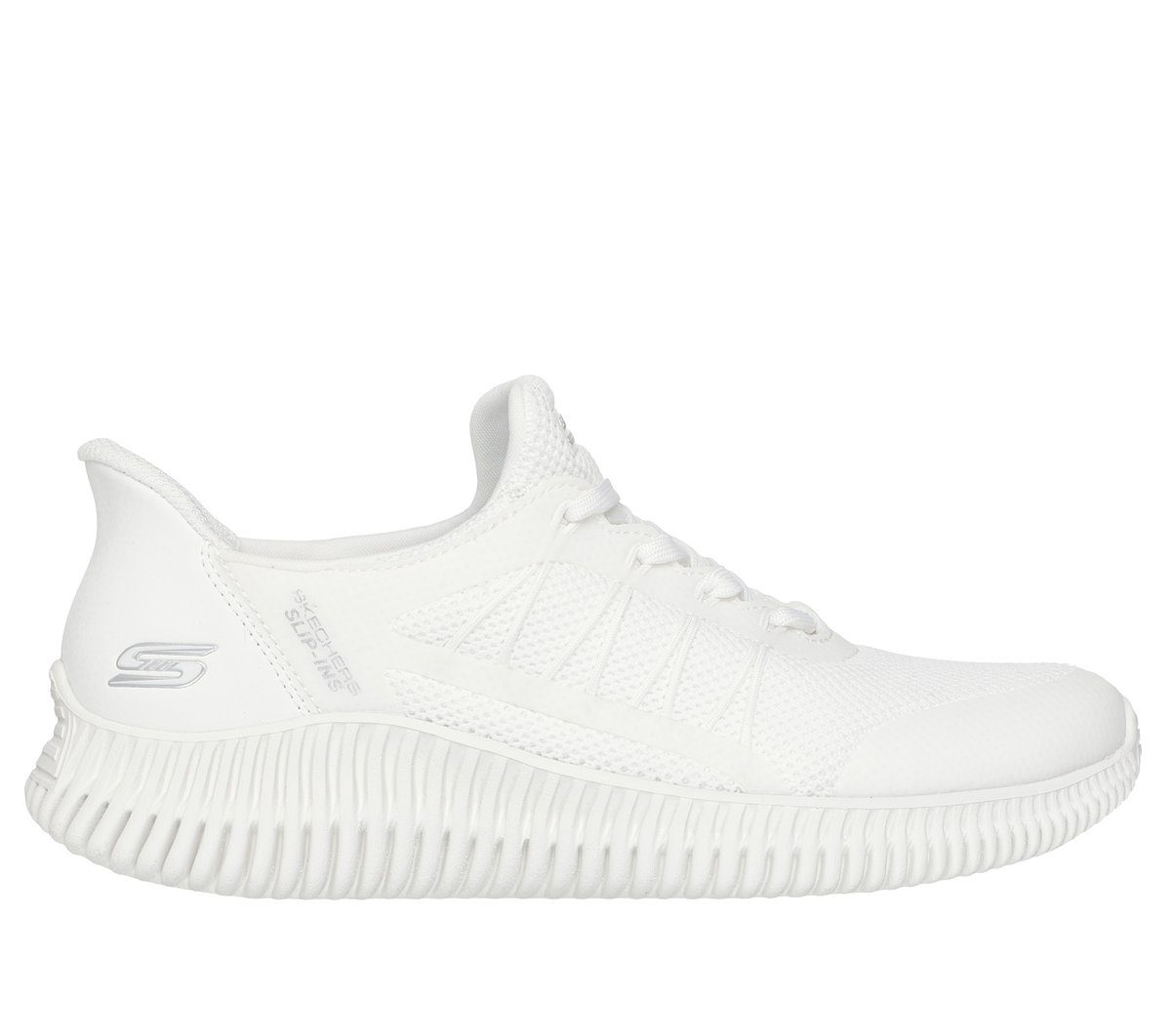 Skechers Skechers Slip-ins: BOBS Geo Lite – Divine Pace – Wit (117413-WHT)