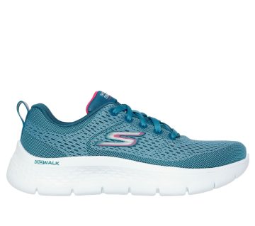 Skechers GO WALK Flex – Kali – Teal / Heet Roze (124830-TLHP)