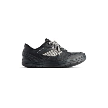 Balenciaga Women’s Hamptons Worn-out Sneaker In Black Black (841763WCURB1000)