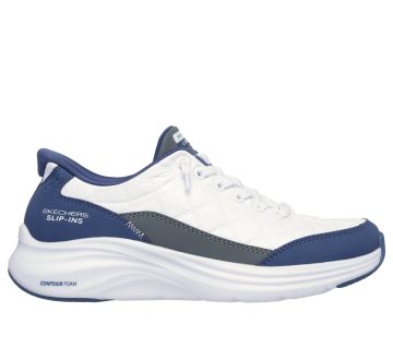 Skechers Skechers Slip-ins: Contour Foam – Cozy Fit – Wit / Marine (150404-WNV)