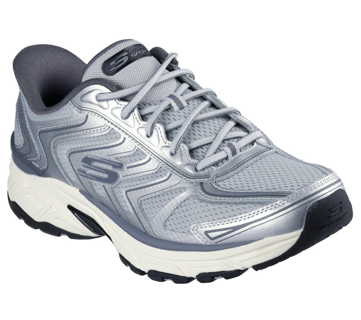 Skechers Skechers Slip-ins: Stamina Sport – Zilver / Grijs (233150-SLGY)