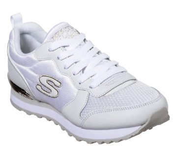 Skechers OG 85 – Goldn Gurl – Wit / Zilver (111-WSL)