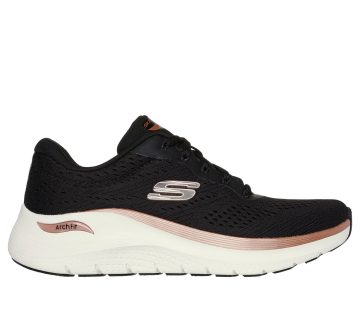 Skechers Arch Fit 2.0 – Glow The Distance – Zwart / Roos Goud (150067-BKRG)