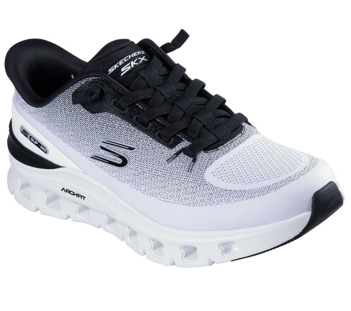 Skechers Skechers Slip-ins: Arch Fit Glide-Step Pro – Wit / Zwart (233110-WBK)