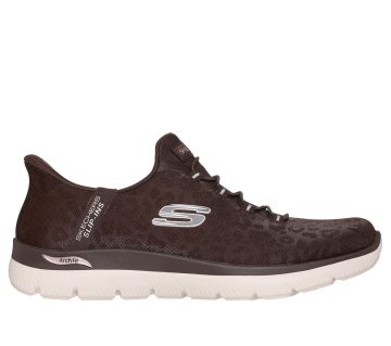 Skechers Skechers Slip-ins: Arch Fit Summits – Luxe Leopard – Bruin (150750-BRN)