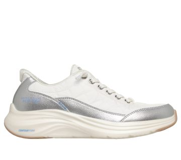 Skechers Skechers Slip-ins: Contour Foam – Metallic Dream – Wit / Zilver (150416-WSL)