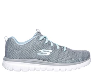 Skechers Graceful – Twisted Fortune – Grijs / Multi (12614-GYMN)