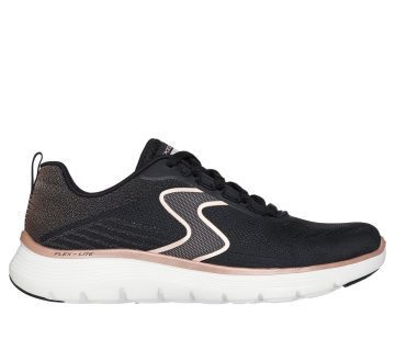 Skechers Flex Appeal 5.0 – Luxe Glow – Zwart / Roos Goud (150215-BKRG)