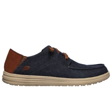 Skechers Relaxed Fit: Melson – Planon – Marine (210116-NVY)