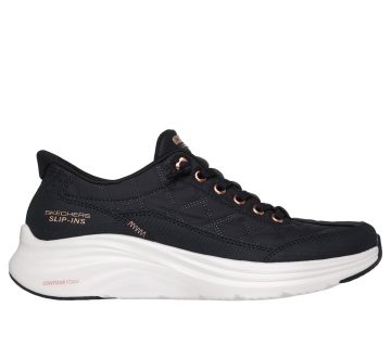 Skechers Skechers Slip-ins: Contour Foam – Cozy Fit Golden Hour – Zwart / Roos Goud (150413-BKRG)